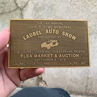1978 ANTIQUE AUTO CLUB OF AMERICA Chesapeake Region Laurel Auto Show Laurel MD • $24.95