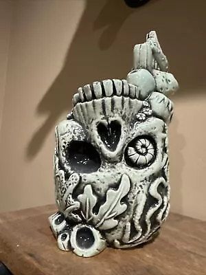 Munktiki Undertow Sunken Skull With Brain Coral Tiki Mug • $500