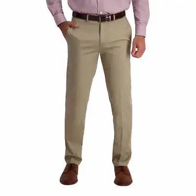 Haggar Iron Free Premium Straight Fit Khaki Pants • $27.99