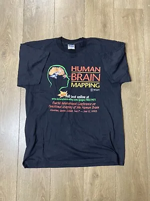 Brain Mapping Psychology Wiley 1998 Graphic T Shirt • £14.99