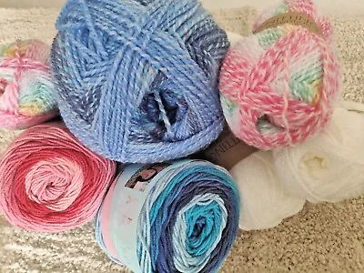 £3.79 • Buy Double Knitting Crochet Aran Wool Yarn Multiple Colours Sarah Ashford So Crafty