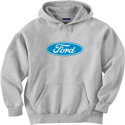 Ford Logo Decal Sweatshirt Hoodie Mens Gifts Ford Trucks Mustang • $36.95