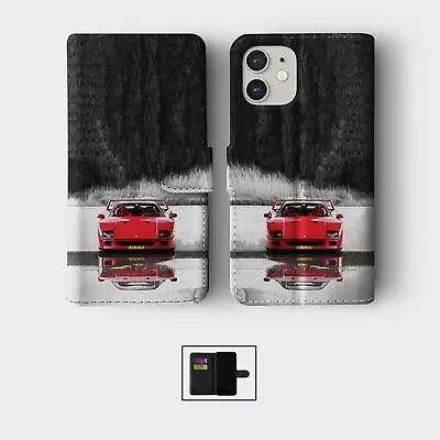 Case For Iphone 15 14 13 12 11 Se Pro Max Wallet Flip Phone Cover Cars Retro • £8.99