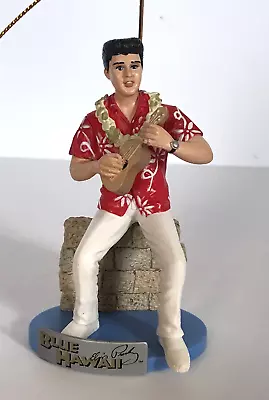 Elvis Presley Christmas Tree Ornament Blue Hawaii Aloha 2002 • $8.99