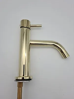 Crosswater MPRO Monobloc Basin Mixer - Polished Brass - PRO110DNR • £89