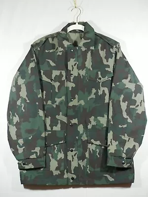 Vintage Artex Sportswear Men's Green Camo Field Garrison Military Jacket Size 38 • $39.99