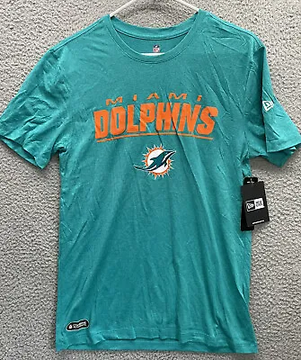 🔥 New Era • Miami Dolphins Teal Combine Training • T Shirt NFL • Size S • New • $24.95