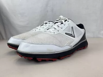 Callaway Balboa Vent Golf Shoes Men's Size 10 White Lace Up Low Top Sneakers • $24.99