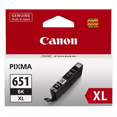 Canon Genuine CLI-651XLBK Black Ink Cartridge • $9