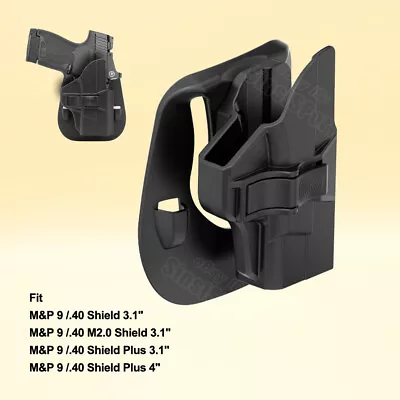 OWB Holster Fit S&W M&P 9/40 Shield 3.1'' Shield M2.0 Shield Plus 30 Super Carry • $20.99