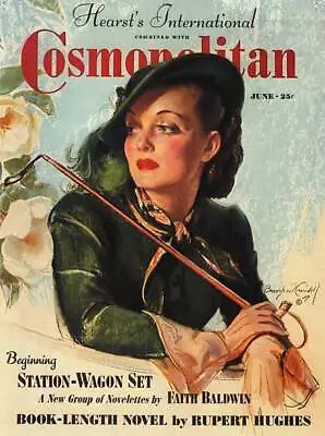 Vintage Cosmopolitan Magazine Cover Reproduction 17 X 12 Print Wall Decor • $16.95