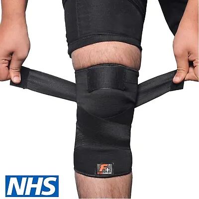 F+ Knee Support Compression Sleeves Straps Patella Pain Use Sports Injury Straps • £4.99