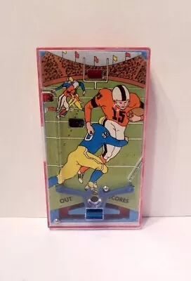 Vintage Handheld Pinball Game Football Made In Hong Kong • $8.50