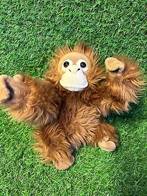 Keel Toys Monkey World Soft Toy Orangutan Monkey Ape Primate Stuffed Animal  • £11