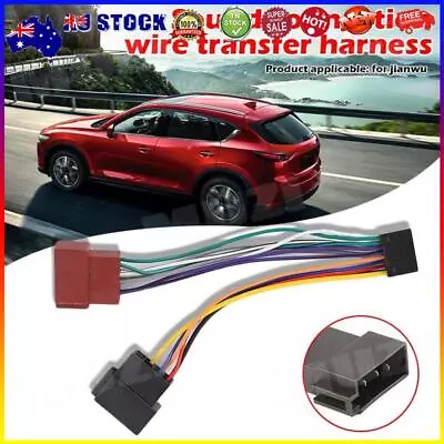 ISO Wiring Harness Loom Connector Adaptor 16 Pin For KENWOOD Car Stereo Radio * • $10.09