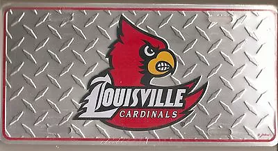 Louisville Cardinals Metal Car Tag Automobile Diamond License Plate • $9.74