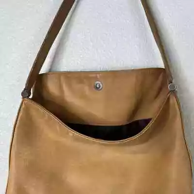 RARE Vintage Coach Whitney British Tan Leather Hobo Shoulder Bag- 9180 USA Made • $49