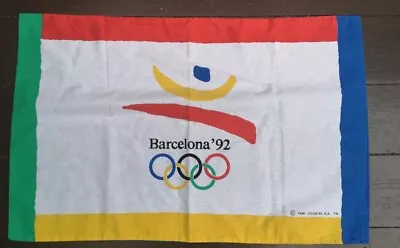 Vintage Barcelona Olympic Games 1992 Pillow Case • $6.23