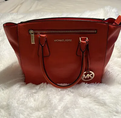 Michael Kors Orange Leather Handbag • $69