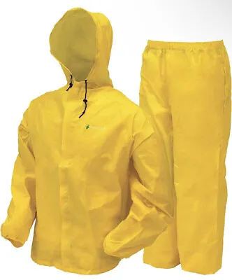 FROGG TOGGS Men's Ultra-Lite2 Waterproof Breathable Rain Suit Medium Yellow • $19.99