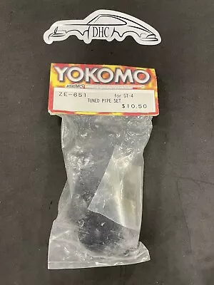 Yokomo Vintage RC Car Part # ZE-651 Tuned Pipe Set For GT-4 • $29.99