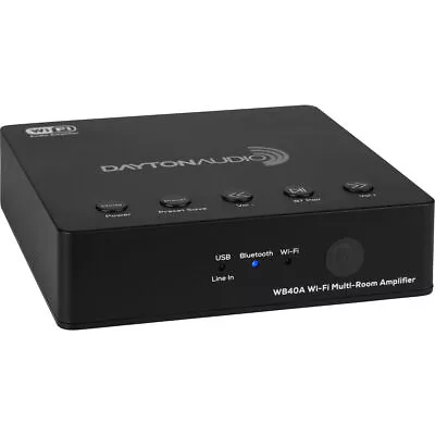 Dayton Audio WB40A Wi-Fi Bluetooth Multi-Room 2x20W Amplifier With IR Remote • $119.98