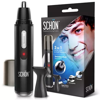 3-In-1 EyebrowEarFacialNose Hair Trimmer/Clipper For Men&Women Stainless Stee • $11.99