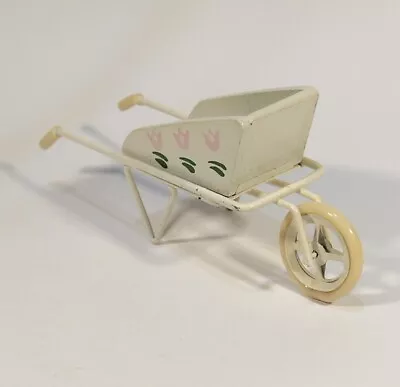 Vintage Wheelbarrow Miniature W Tulips Midwest Cannon Falls • $7.25