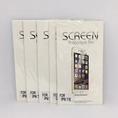 $6.88 • Buy 5x Clear Plastic Soft Screen Protector Film Guard For IPhone 6s 7 8 Plus X XS