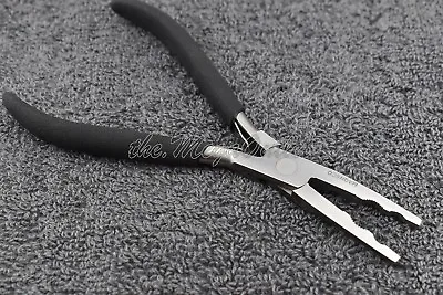 Hair Extensions STEEL PLIER 5  Black For Removing MICRO RINGS Beads And PRE BOND • £10.40