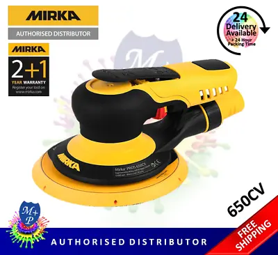 £149.95 • Buy Mirka PROS 650CV 150mm Central Vac 5.0mm Air Pneumatic Random Orbital Sander