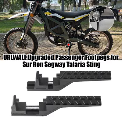 URLWALL 2x Universal Passenger Footpegs For SurRon Segway X160 X260 E-Dirt Bike • $59.99