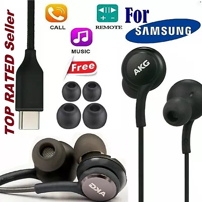 For Samsung Galaxy S23 S22 Ultra S21 Fe USB Type C Earphones Headphones Earbuds • £3.79