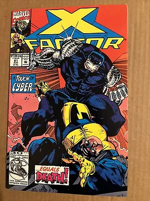 X-Factor #81 (Aug. '92; Marvel) - Peter David; Wolverine Nemesis Cyber; Prodigal • $1