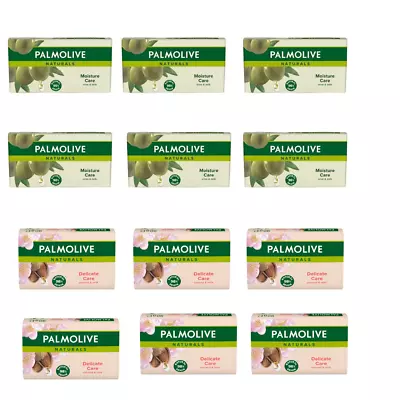 12 X PALMOLIVE SOAP BAR 90g NATURALS - 6 X Moisture Care & 6 X Delicate Care • £11.99