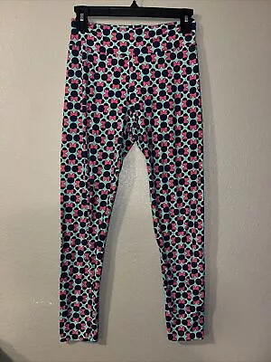 Womens Disney Lularoe Minnie Mouse Leggings OS One Size • $14.95