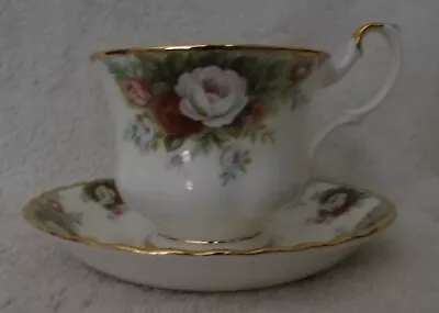 Royal Albert  Celebration  Tea Cup & Saucer Pink Roses England 1968 Vintage • $21