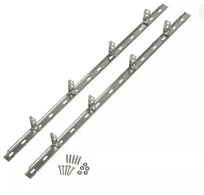 £9.79 • Buy Wall Starter Kit 2.4 Metre Stainless Steel Heavy Duty - Includes All Fixings
