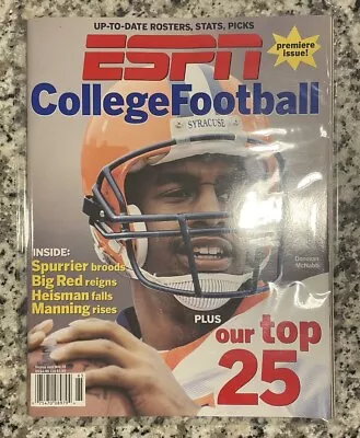Rare BRAND NEW 1996 ESPN College Football Donovan McNabb Syracuse Premier Issue • $29.99