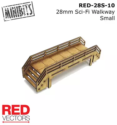 RED-28S-10/11/12 - 28mm Wargames - Sci-Fi Walkways ( Warhammer 40k) • £4