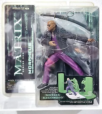 The Matrix Series 1 Morpheus Action Figure 2003 McFarlane Toys In Packaging • $35