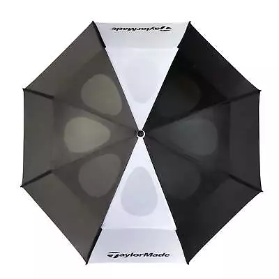 TaylorMade 68-inch Auto Open Vented Golf Umbrella Black/White US • $24.99