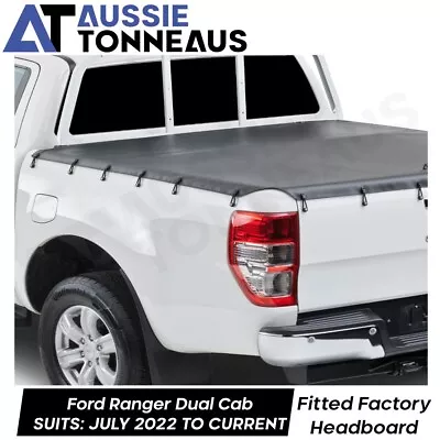 Bunji Tonneau Cover For Ford Ranger Dual Cab With Headboard July 2022 To Current • $190.42