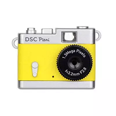 KENKO Digital Toy Camera DSC Pieni 1.31 Million Pixel Videos Lemon Yellow • £57.13