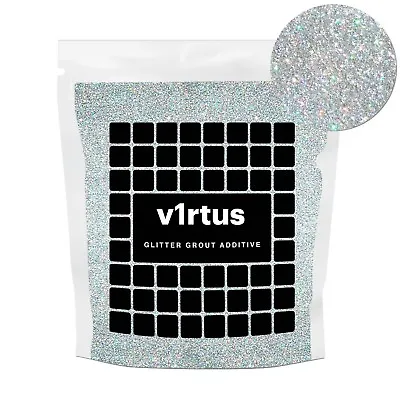 V1rtus Silver Holographic Glitter Grout Additive ANTI-MOULD Tiles Mosaic Joint • $12.39