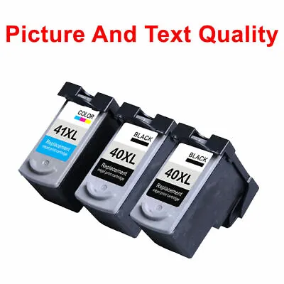 1SET1BK Ink PG40 CL41 For Canon Pixma MP460 MP140 MP210 MP220 • £35.99