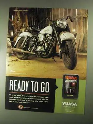 2001 Yuasa Automatic Battery Charger Ad - Ready To Go • £19.27