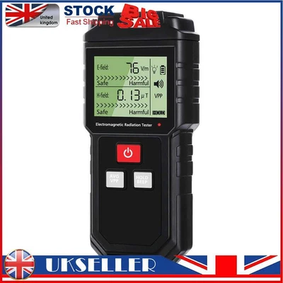 £21.87 • Buy Electromagnetic Radiation Tester Electric Field Magnetic Field Dosimeter UK