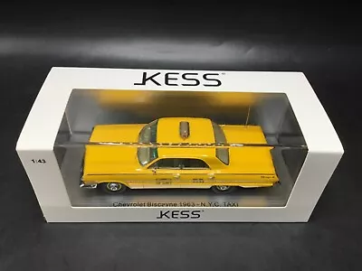 KESS Chevrolet Biscayne 1963 NYC Taxi Rare 1:43 Scale Die Cast Car Brand New • $4.99