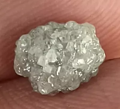 1.60 CT Rough Uncut Diamond Natural Silver Raw Diamond For Wedding Ring • £28.20